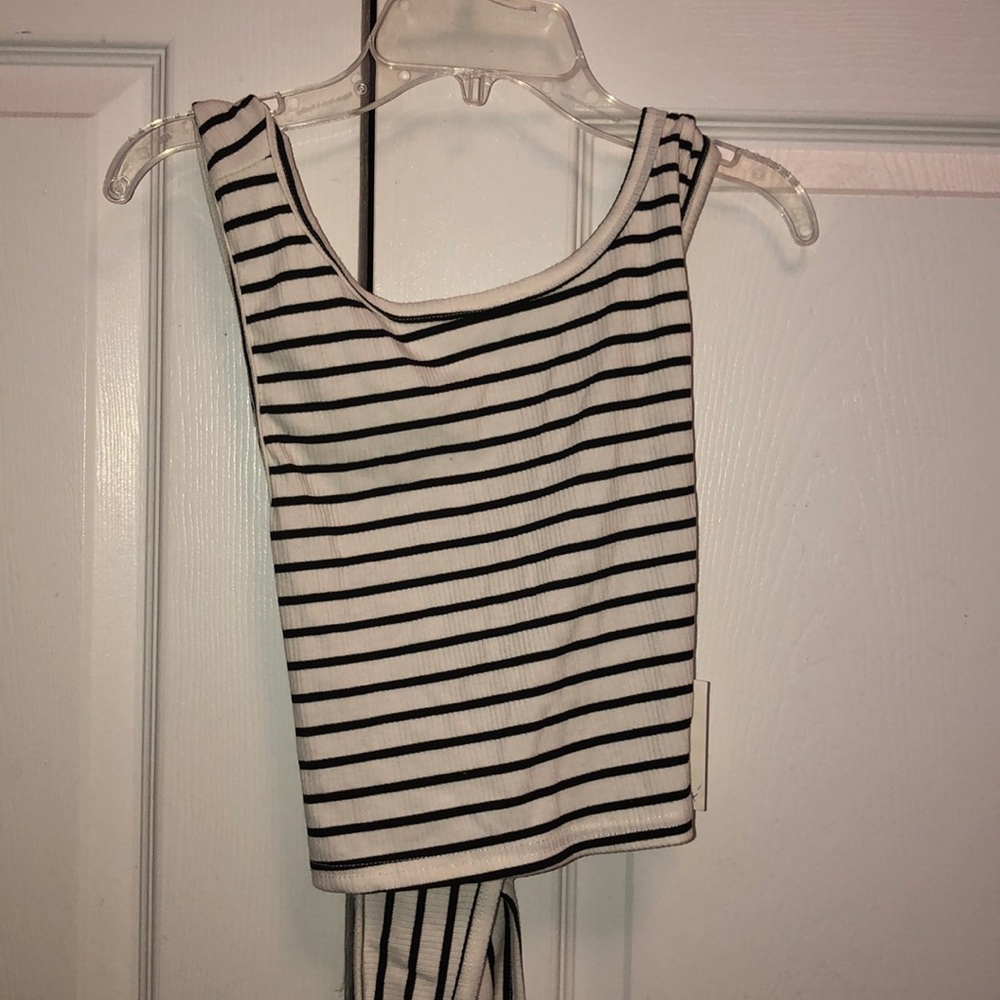 TIE STRIPED TANK